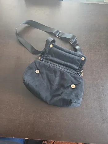 Sac a main velours noir
