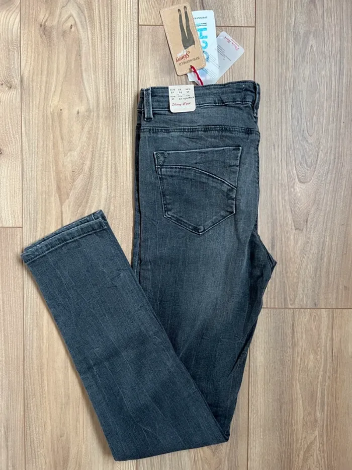 Jean skinny gris femme Springfield - photo numéro 3