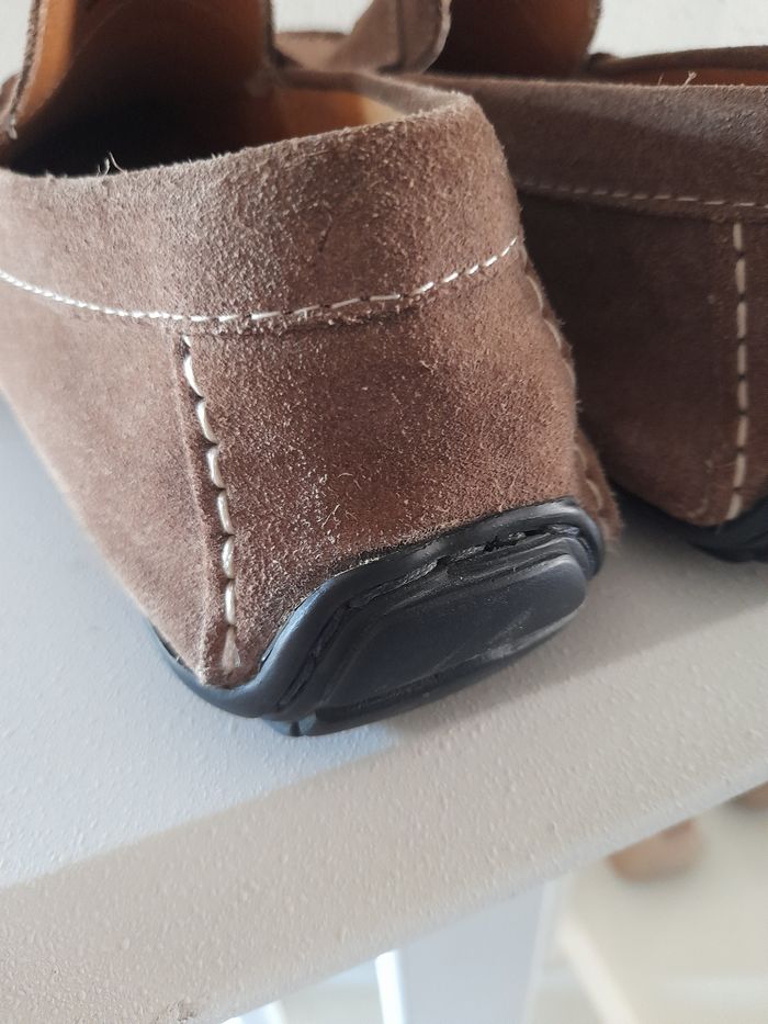 Mocassins cuir nubuck marron Carnet de vol. - photo numéro 5