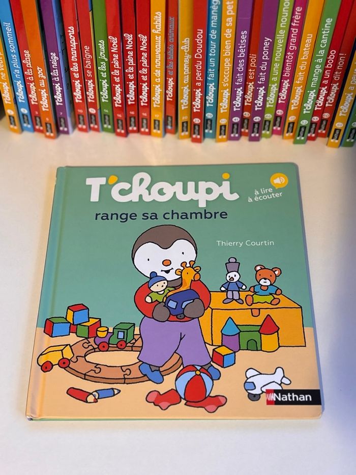 Livre tchoupi range sa chambre
