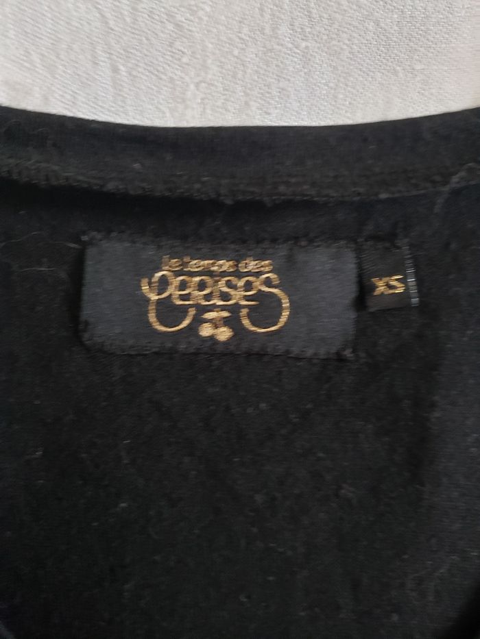 Robe courte noir manches longues - photo numéro 2