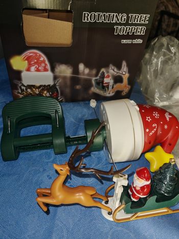 Etoile noel qui tourne