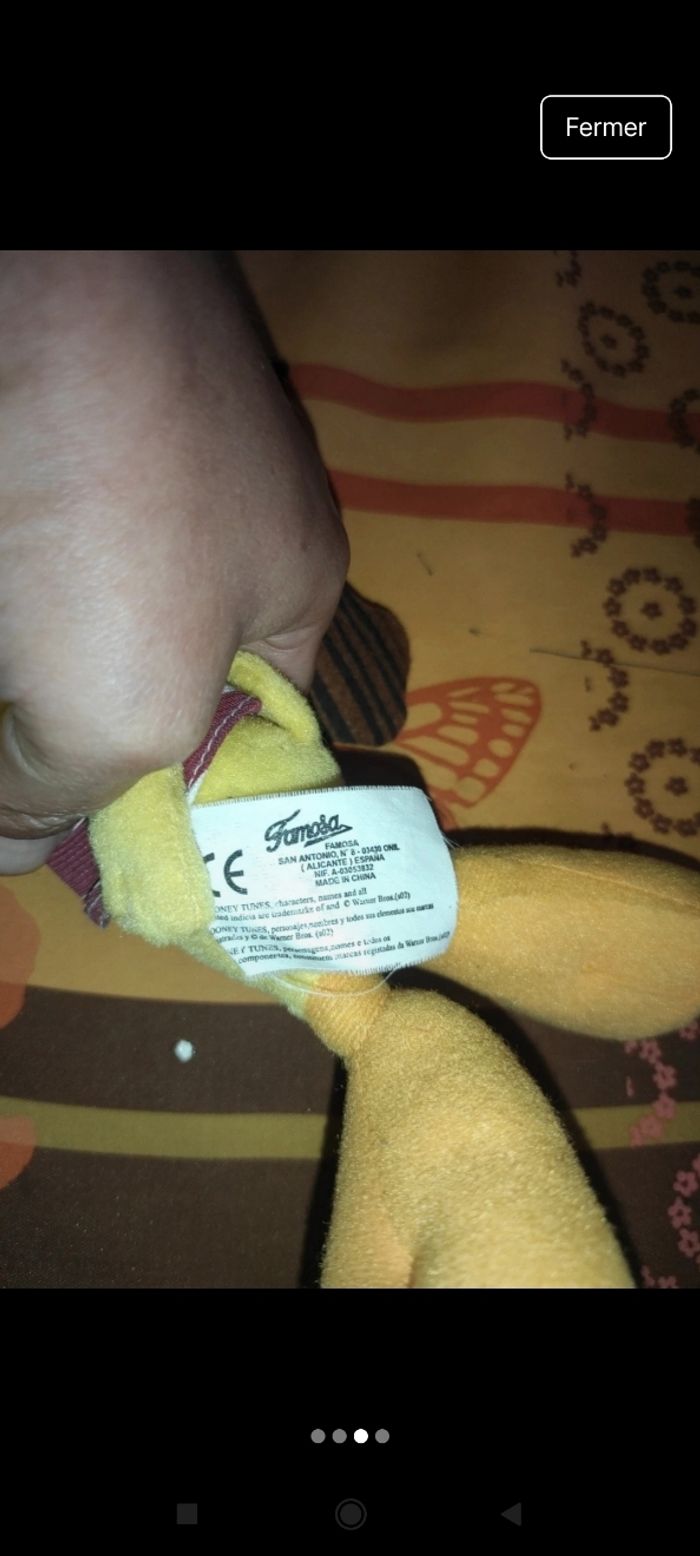 Peluche Titi pirate j37 - photo numéro 3