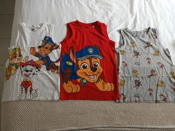 Lot de 3 débardeurs Pat Patrouille 134 cm