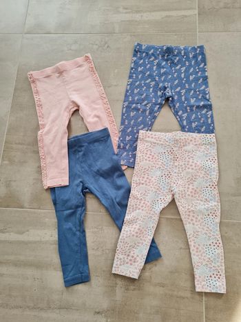 Lot de 4 leggings