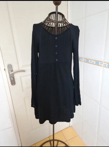 Jolie robe fluide noir femme fil d'écume taille M/38