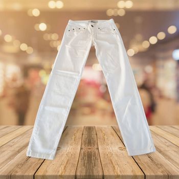 Jean Blanc Corleone Jeans - Coupe Slim/Droite