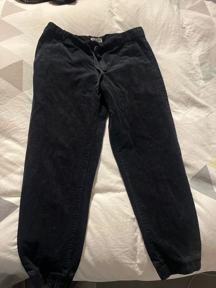 Pantalon noir velours Zara