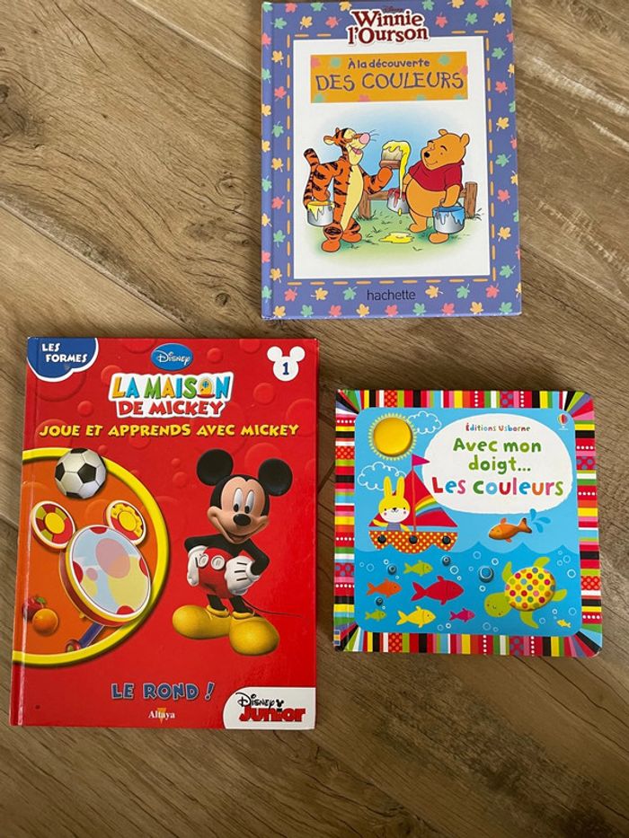 Lot livre couleur et forme