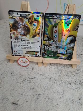 Duo Carte Pokémon Regigigas EX 82/99 99/99 Noir & Blanc Destinées Futures FR