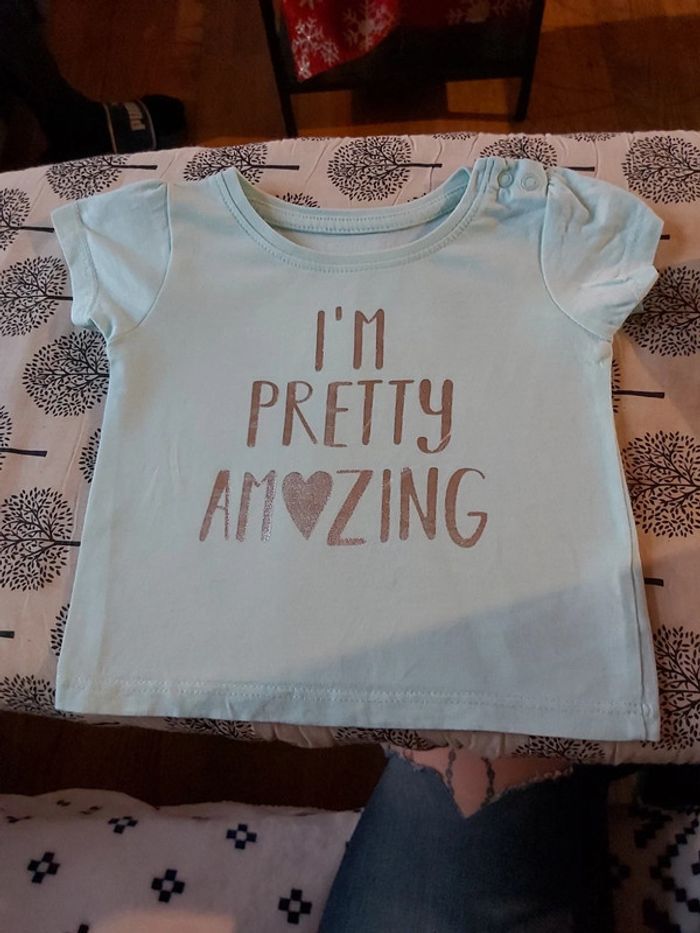 Tshirt taille 3/6mois 68cm primark