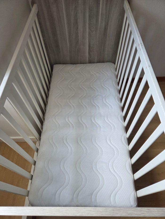 Lit bébé Sauthon Hugo + Matelas Kadolis - photo numéro 9