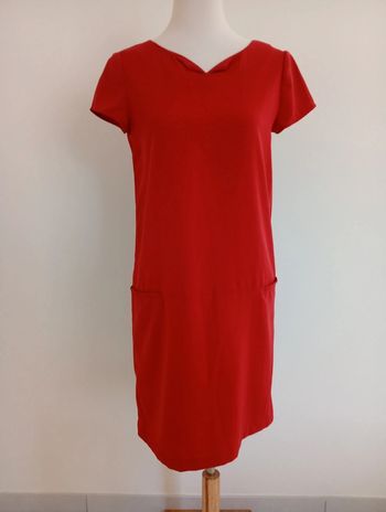 Promod - Robe fluide corail taille S | boutons au dos