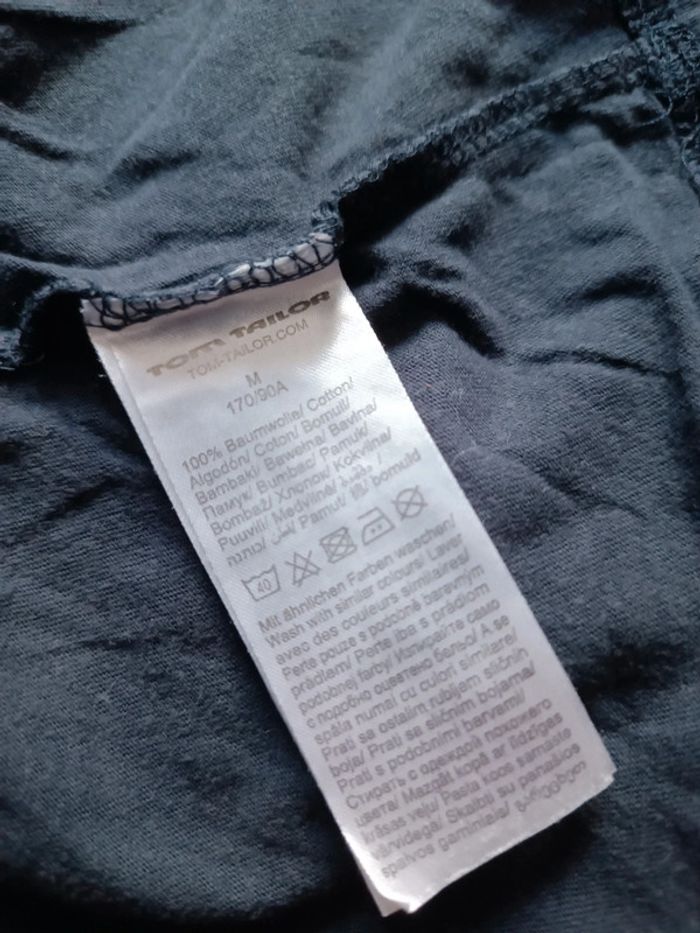 T-shirt Tom Taylor denim M - photo numéro 4