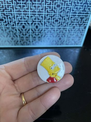 Mini Figurine Galette The Simpsons Bart 2014