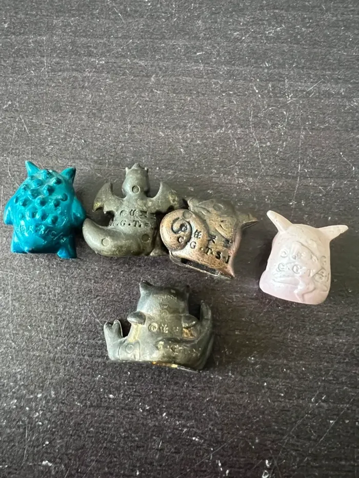 Rare : Pokémon Metal Figures vintage – Lot 5 figurines (Gengar, Pikachu, Abra, Dracolosse, Raichu) - photo numéro 5