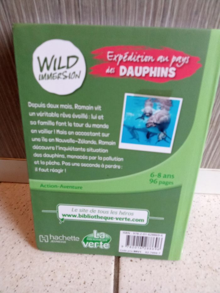 Livre bibliothèque verte les dauphins 6-8 ans - photo numéro 2