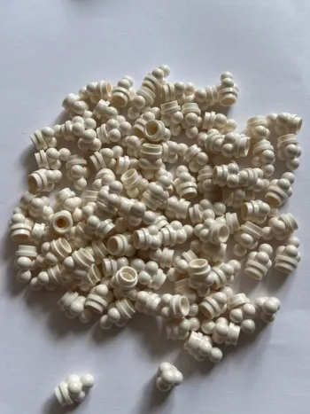 50 brick lego  Ice Cream Scoops ref 6254 White