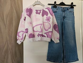 Lot jean creeks et pull fille 6 ans
