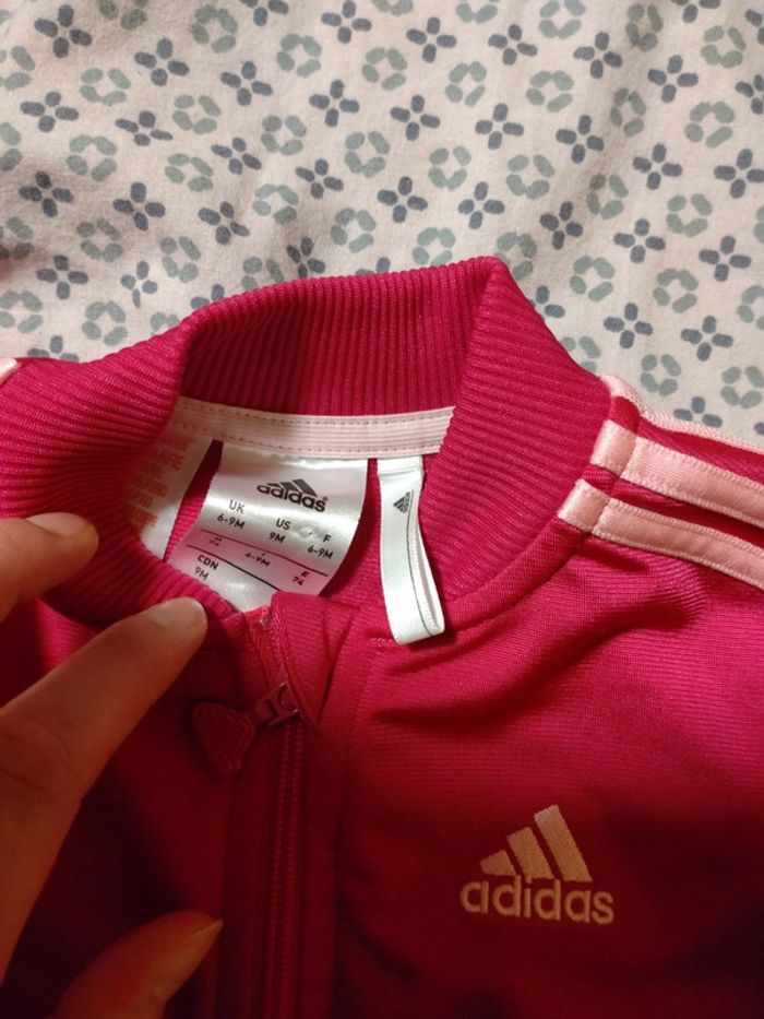 Veste zippée adidas bébé fille - photo numéro 3