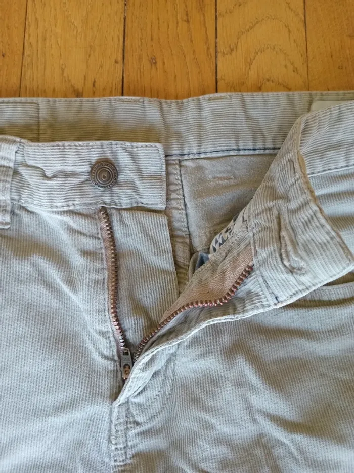 Pantalon homme effet velours cottelé Jules Straight taille 36 (W27 L34) - photo numéro 8
