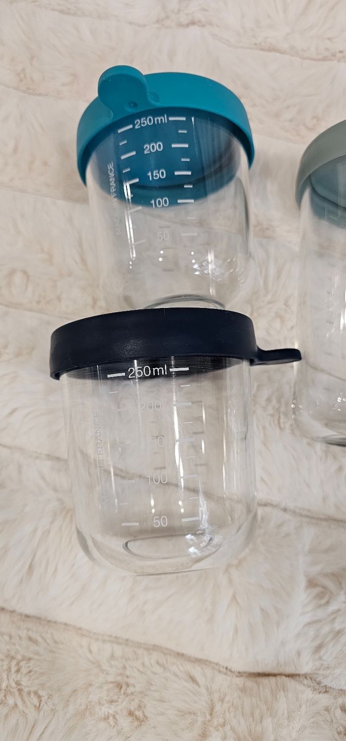 Lot de 3 pots en verre Béaba en très bon état - photo numéro 5