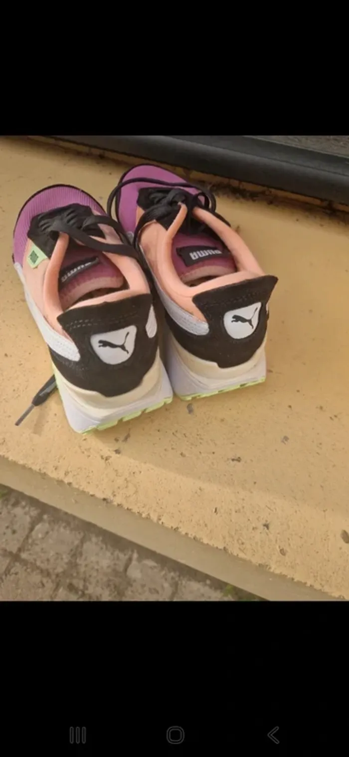 Basket Puma Cruise Rider Silk Road Wn's taille 37 Fizzy Melon-ebony - photo numéro 5
