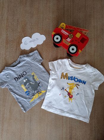 Lot de 2 tee shirts