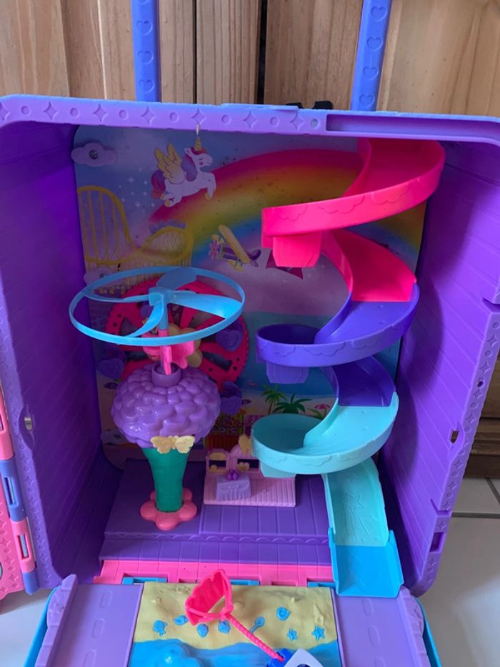 Valise à roulette licorne polly pocket - photo numéro 4
