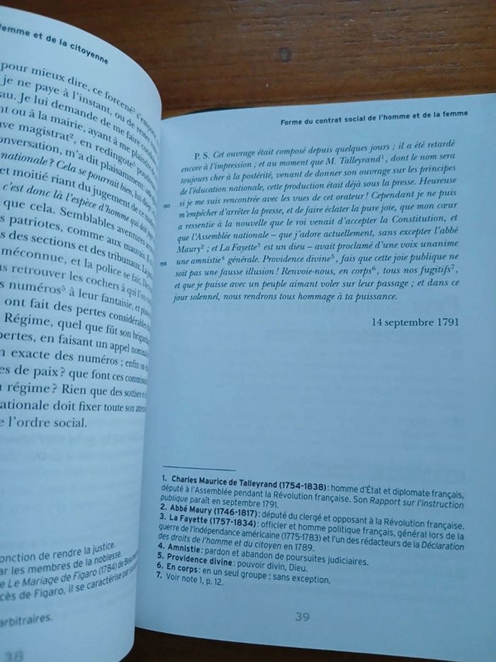 Déclaration des droits de la femme et de la citoyenne - photo numéro 2