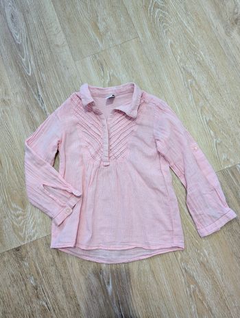 Chemise rose 3 ans bébé