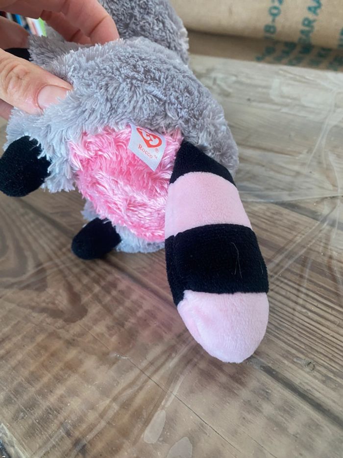 peluche Ty raton laveur 20 cm - photo numéro 6