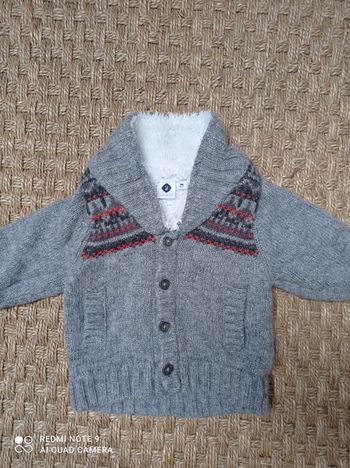 Gilet 3 mois grain de blé