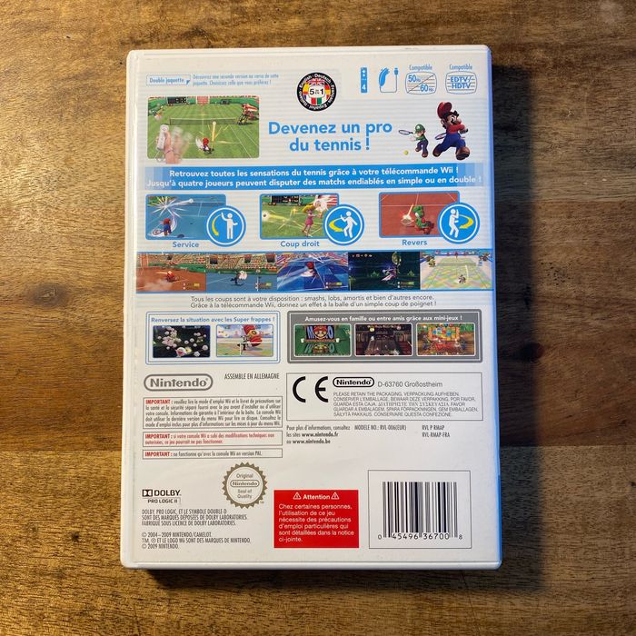 Mario power tennis - Nintendo Wii - photo numéro 2