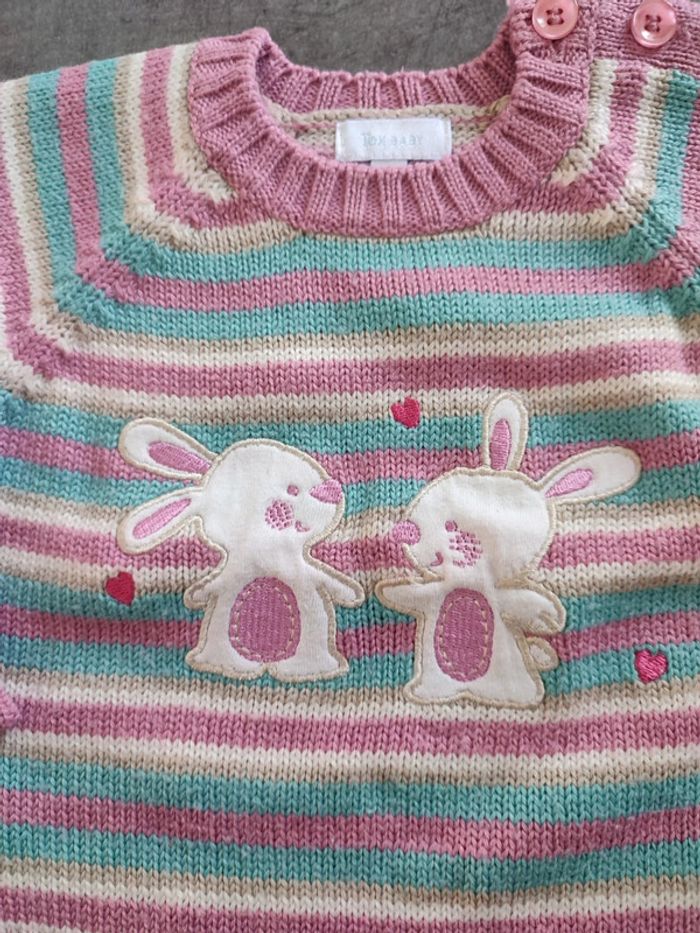 Pull avec lapins - photo numéro 2