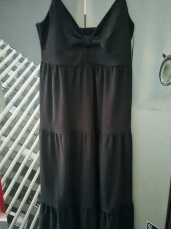 Robe noire longue taille 42