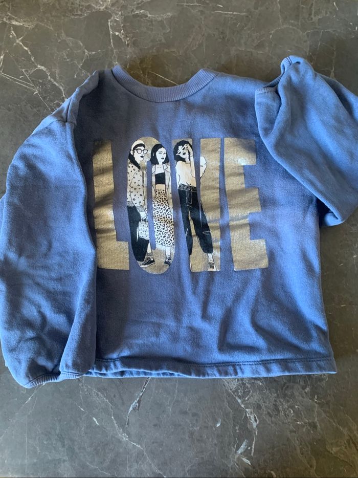 Lot t-shirt /pull Zara fille 7 ans - photo numéro 4