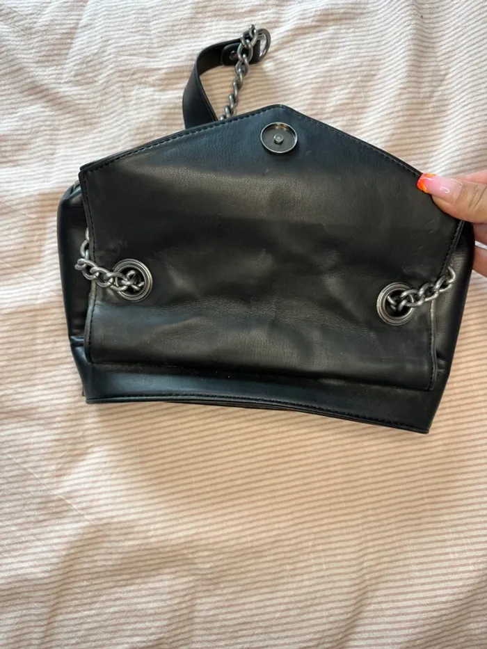 Sac à main bandoulière noire - photo numéro 8
