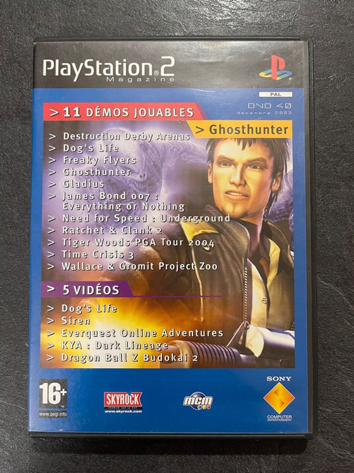 Jeux vidéos PS2 11 Démos Jouables GhostHunter