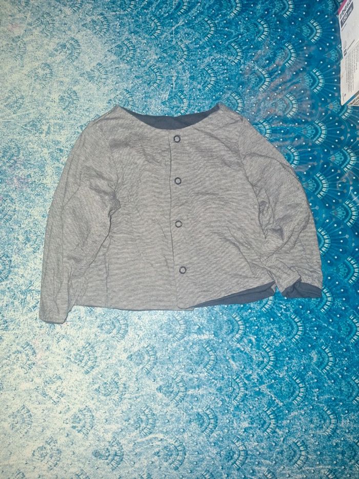 Gilet obaibi 9 mois 71 cm réversible - photo numéro 2