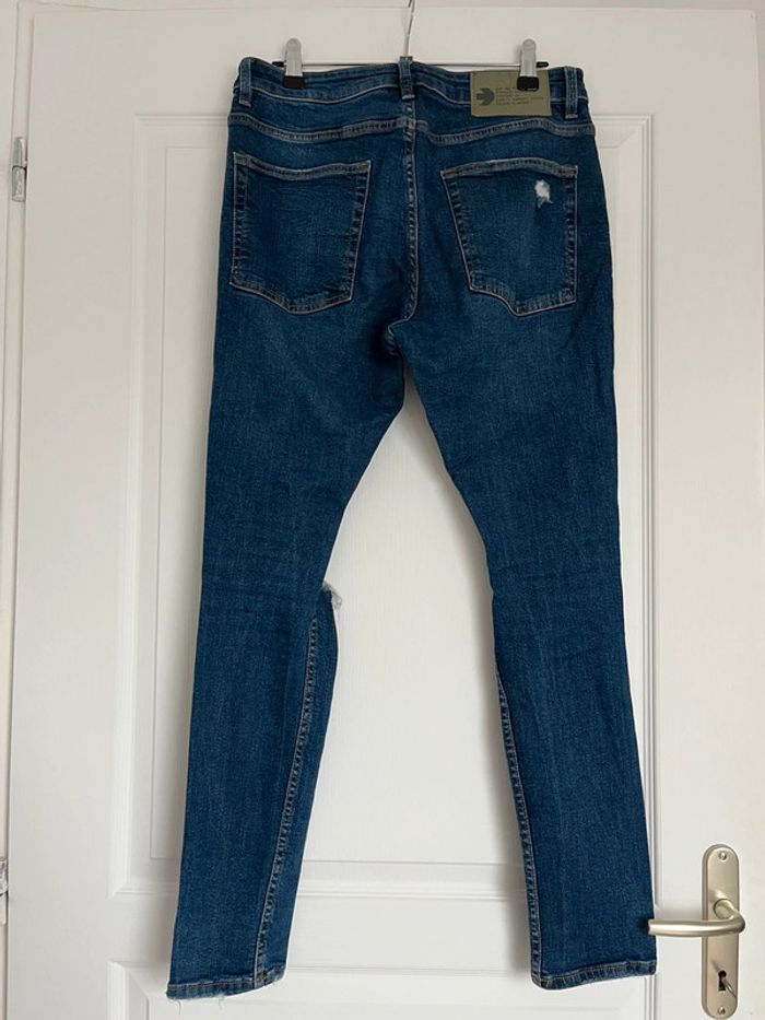 Lot 4 jeans skinny homme Bershka W31 - FR40 très bon état - photo numéro 11