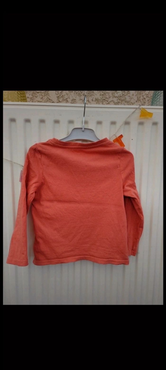 🧡Tee-shirt orange rhino 3 ans Kiabi - photo numéro 5