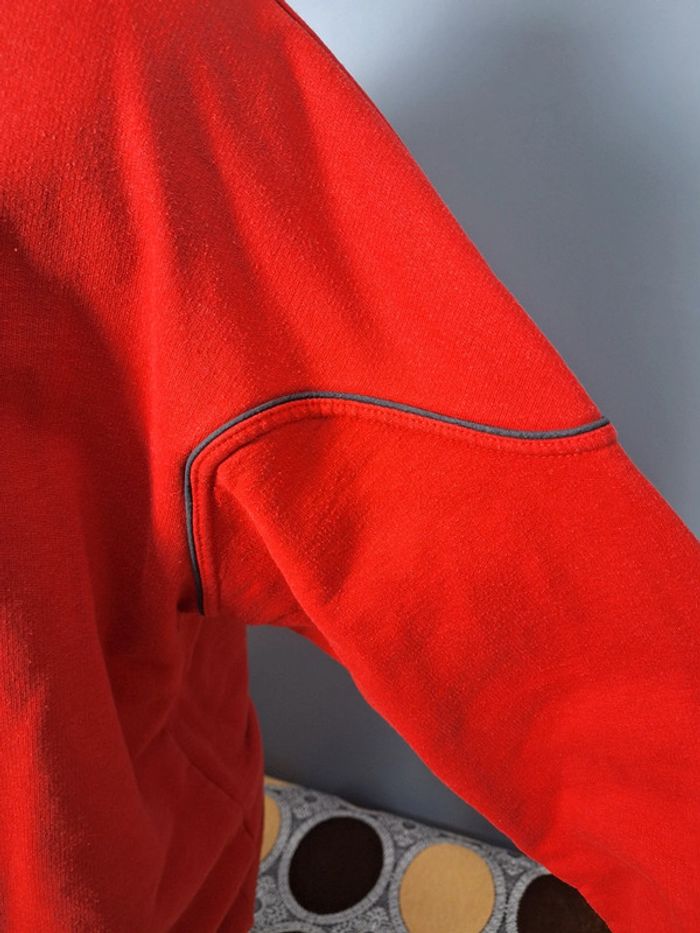 Sweat col rond / crewneck vintage dia homme rouge/ taille L brodé (388) - photo numéro 5