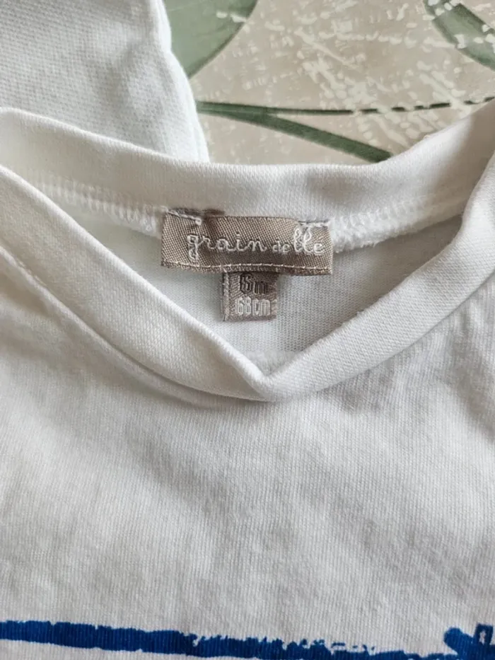 Lot 3 t-shirts Grain de blé taille 6 mois - photo numéro 7