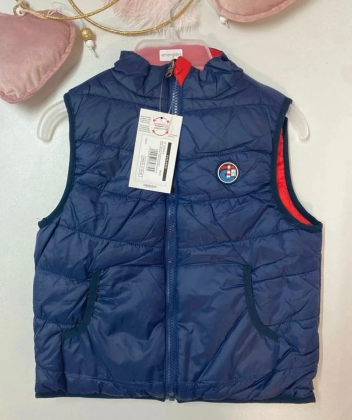 Doudoune réversible garçon - neuf - energiers - Taille 5 ans