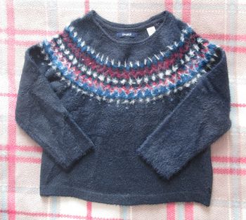Pull bleu marine OKAIDI 6 ans
