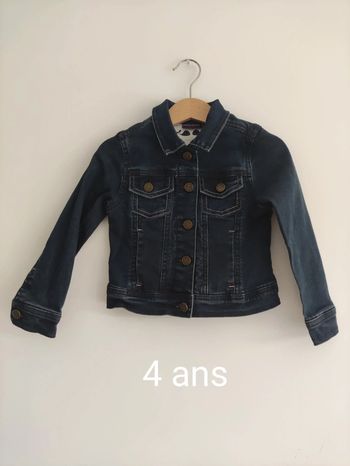 Veste en jean sergent major 4 ans