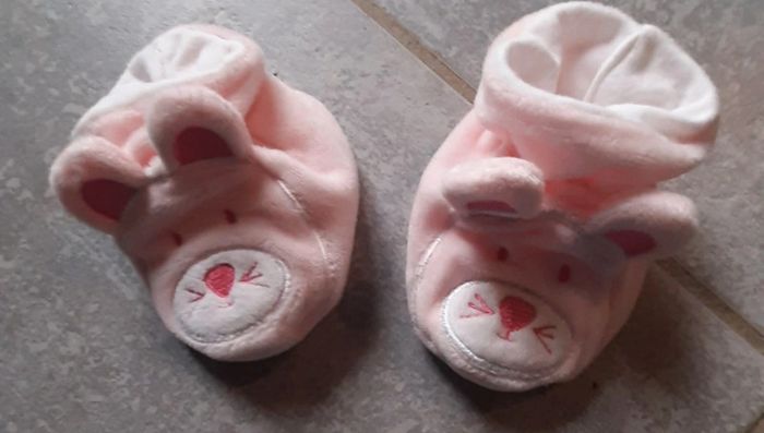 Chaussons bébé fille 0-3 mois