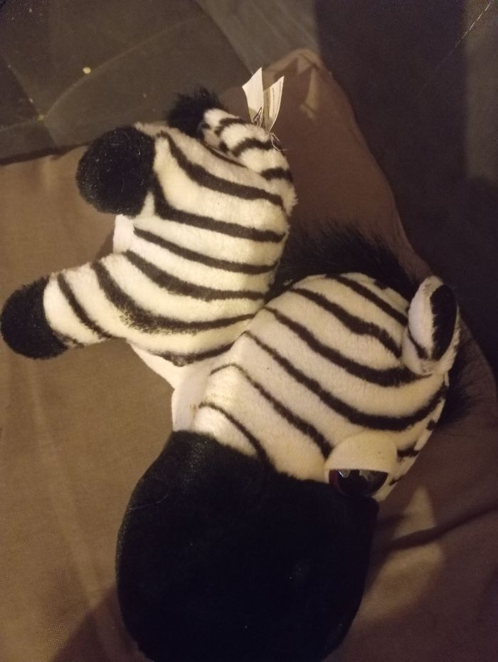 Peluche zèbre - photo numéro 2