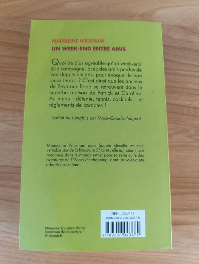 Un week-end entre amis de Madeleine Wickham - photo numéro 3